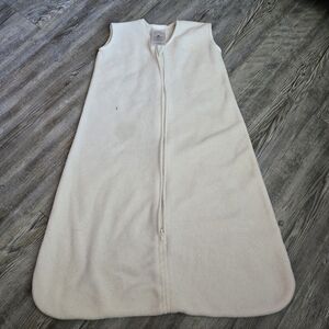 Halo Cream Sleeveless Baby Sleep Sack Fleece